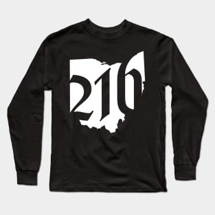 The 216 Represent Cleveland Ohio T-Design Long Sleeve T-Shirt